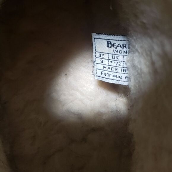 BearPaw suede fleece lined winter boots Women's size 9 - Picture 7 of 11